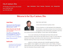 Tablet Screenshot of jacksonohio.us
